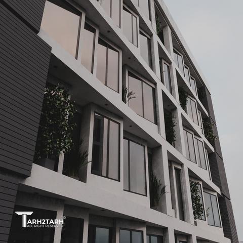 طراحی پلان و نما و روف گاردن چناران