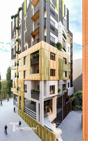 طراحی پلان و نما و روف گاردن چناران