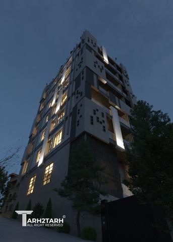 طراحی پلان و نما و روف گاردن چناران