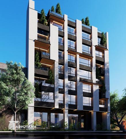 طراحی پلان و نما و روف گاردن چناران