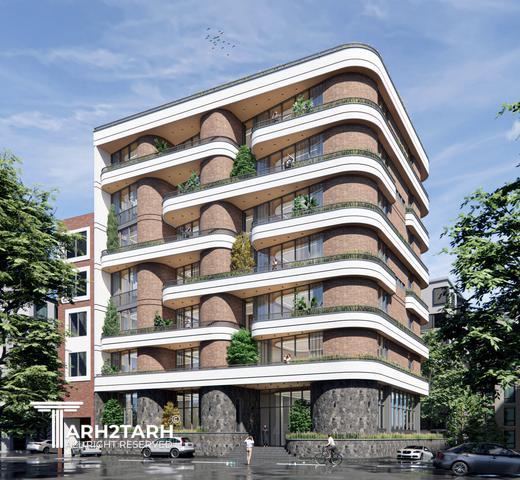 طراحی پلان و نما و روف گاردن چناران