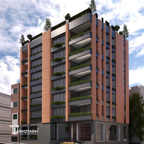 طراحی پلان و نما و روف گاردن چناران