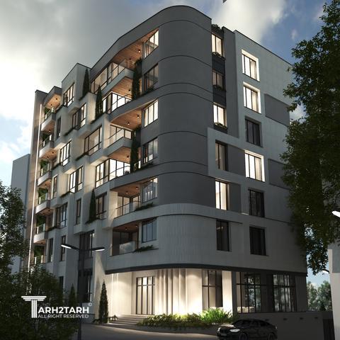 طراحی پلان و نما و روف گاردن چناران