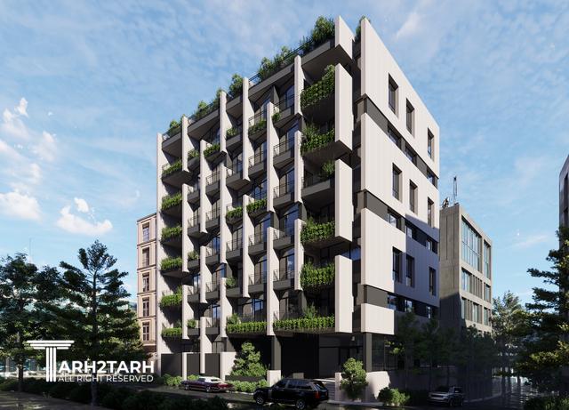 طراحی پلان و نما و روف گاردن چناران