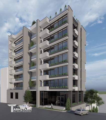 طراحی پلان و نما و روف گاردن چناران