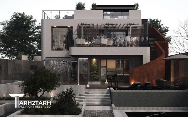 طراحی ویلای بوستان شیراز