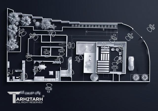 طراحی ویلای بوستان شیراز