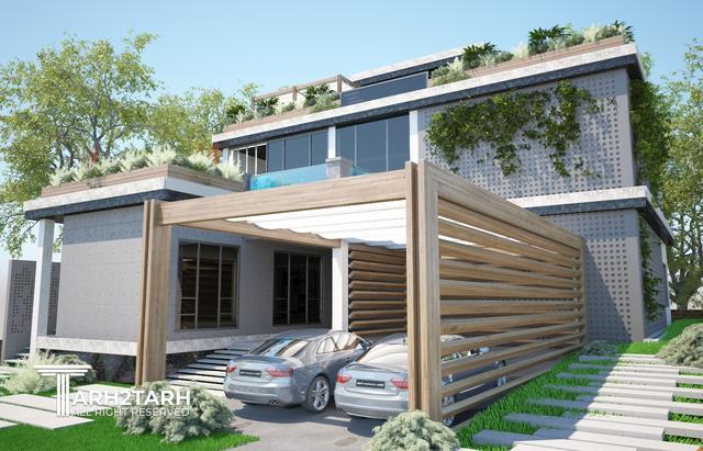 طراحی ویلا نارنج