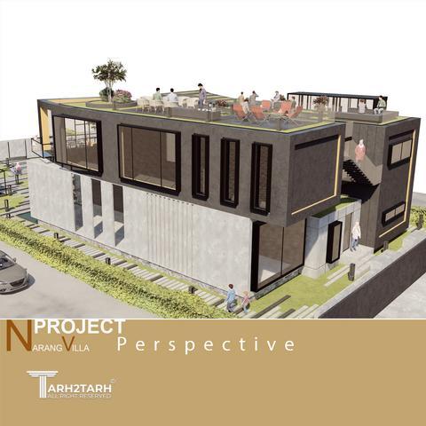 طراحی ویلا نارنج