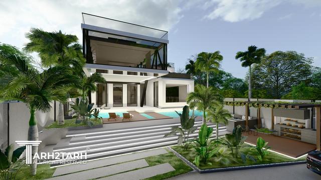 طراحی ویلا نارنج