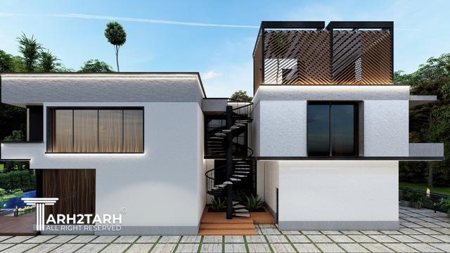 طراحی ویلا نارنج