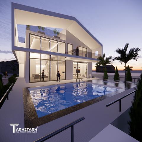 طراحی ویلا نارنج