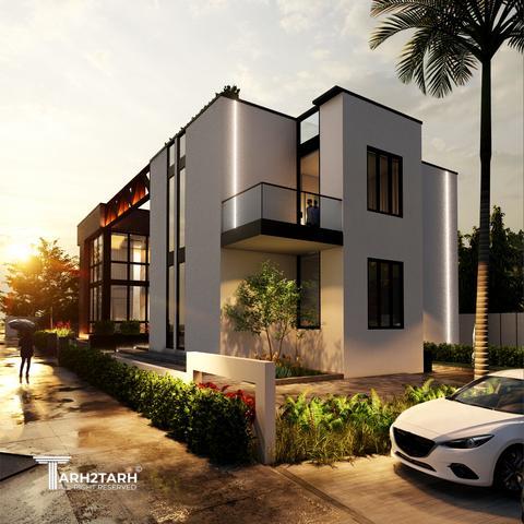 طراحی ویلا نارنج