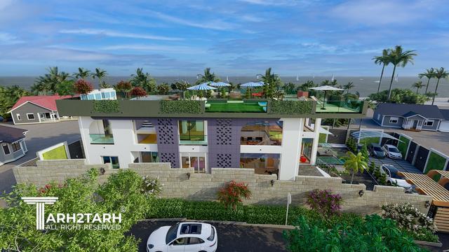 طراحی ویلا نارنج