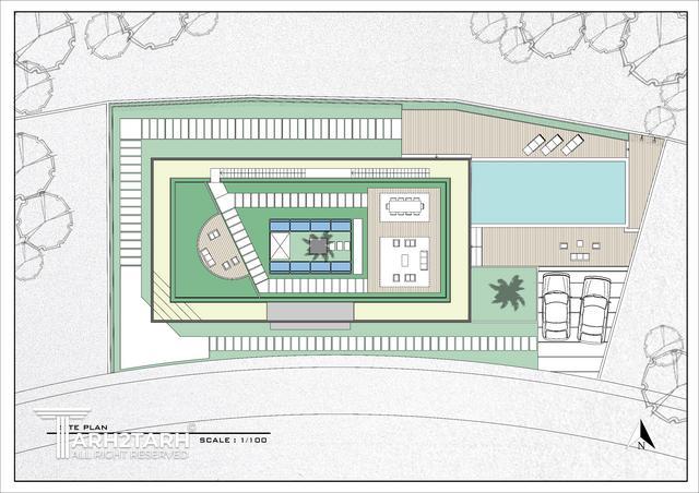 طراحی ویلا نارنج