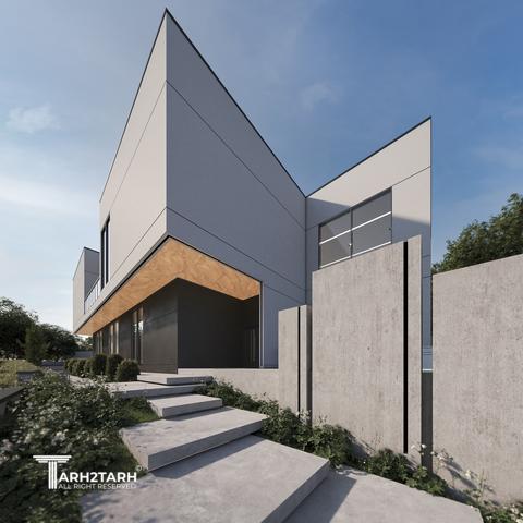 طراحی ویلا نارنج