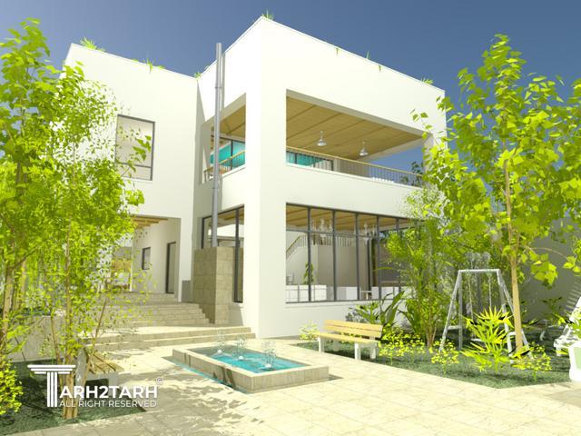 طراحی ویلا نارنج