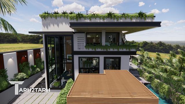 طراحی ویلا نارنج