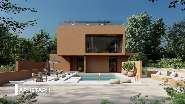 طراحی ویلا نارنج