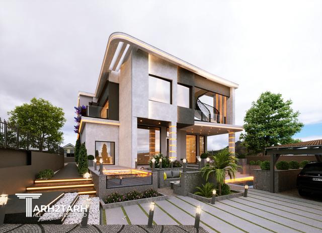 طراحی ویلا نارنج