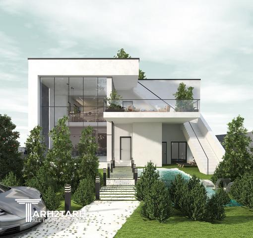 طراحی ویلا نارنج