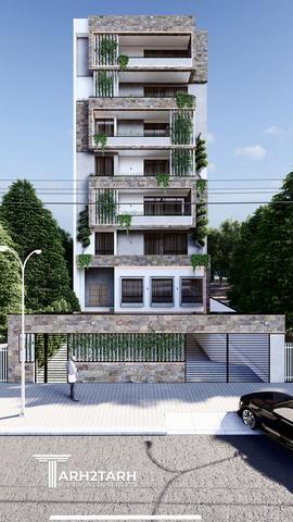 طراحی پلان و نما ساختمان مسکونی رادو