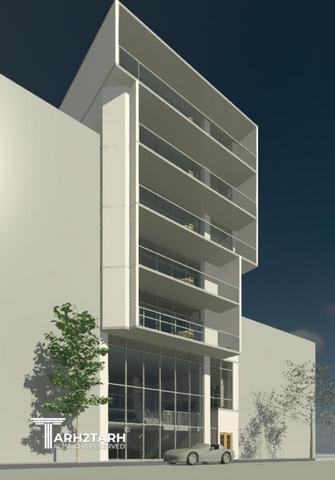 طراحی پلان و نما ساختمان مسکونی رادو