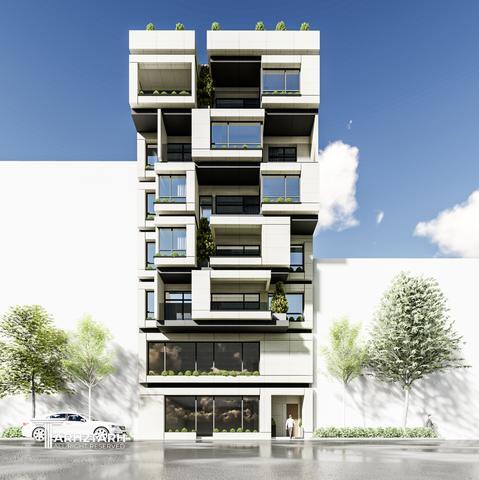 طراحی پلان و نما ساختمان مسکونی رادو