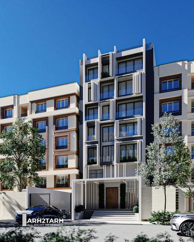 طراحی پلان و نما ساختمان مسکونی رادو