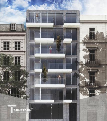 طراحی پلان و نما ساختمان مسکونی رادو