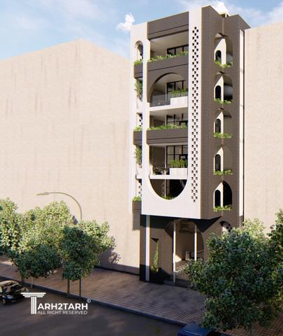 طراحی پلان و نما ساختمان مسکونی رادو