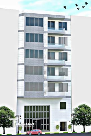 طراحی پلان و نما ساختمان مسکونی رادو