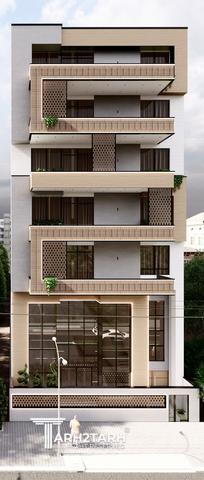 طراحی پلان و نما ساختمان مسکونی رادو