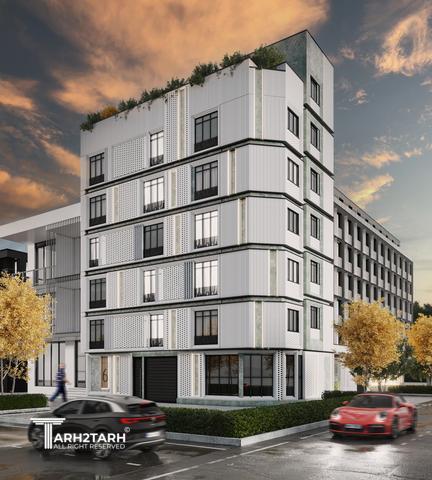 طراحی نما و داخلی ساختمان مسکونی دانش