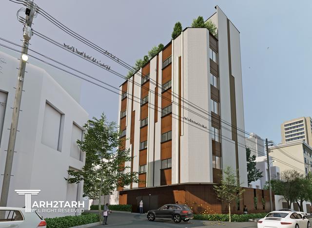 طراحی نما و داخلی ساختمان مسکونی دانش