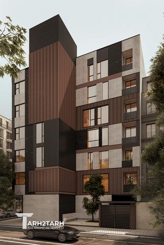 طراحی نما و داخلی ساختمان مسکونی دانش