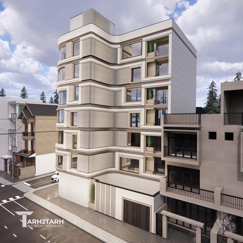 طراحی نما و داخلی ساختمان مسکونی دانش