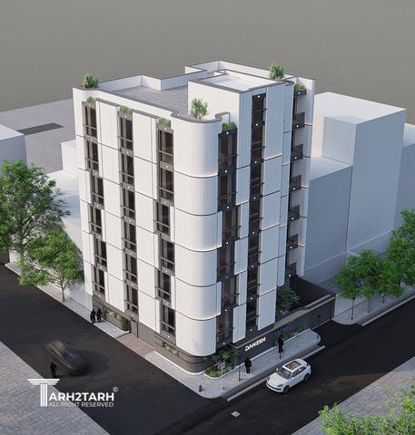 طراحی نما و داخلی ساختمان مسکونی دانش