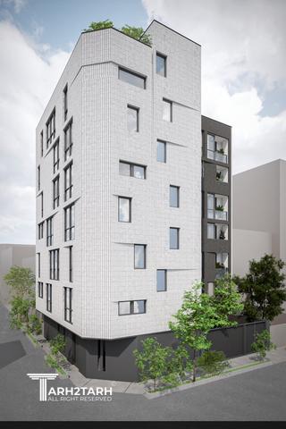 طراحی نما و داخلی ساختمان مسکونی دانش