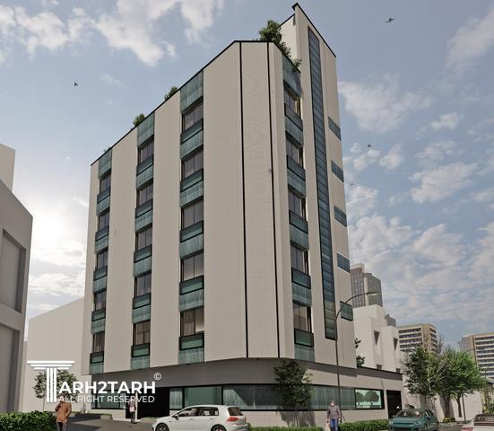 طراحی نما و داخلی ساختمان مسکونی دانش