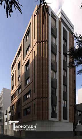 طراحی نما و داخلی ساختمان مسکونی دانش