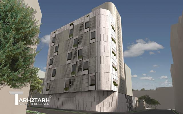 طراحی نما و داخلی ساختمان مسکونی دانش