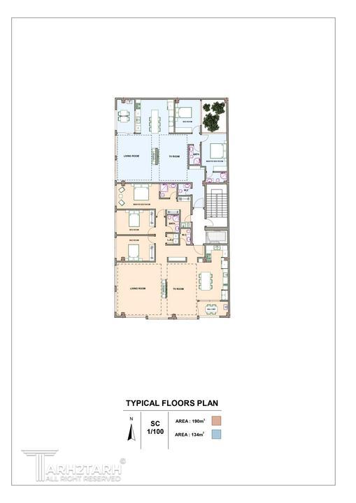 مسابقه طراحی پلان ساختمان مسکونی دولت-1