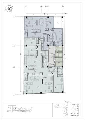 طراحی پلان ساختمان مسکونی دولت-1