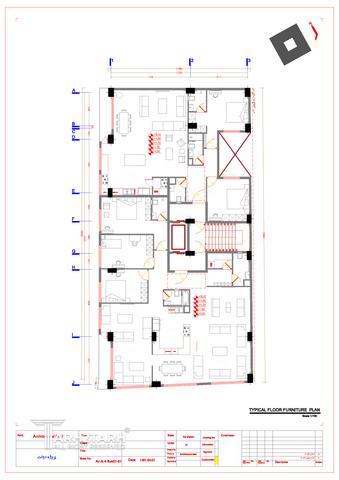 طراحی پلان ساختمان مسکونی دولت-1