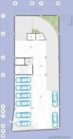 طراحی پلان ساختمان مسکونی دولت-1