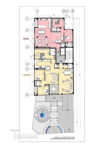 طراحی پلان ساختمان مسکونی دولت-1