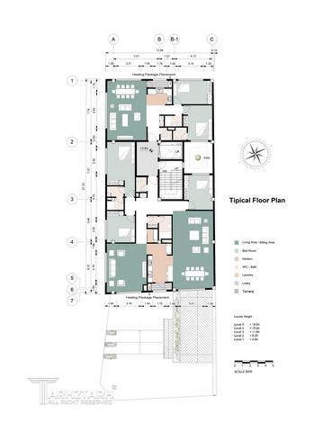 طراحی پلان ساختمان مسکونی دولت-1