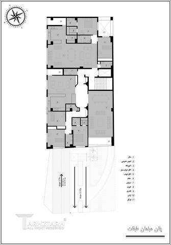 طراحی پلان ساختمان مسکونی دولت-1