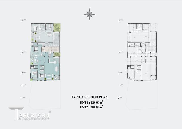 طراحی پلان ساختمان مسکونی دولت-1